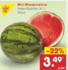 Netto Marken-Discount - Mini Wassermelone Angebot im Prospekt Mini Wassermelone bei Netto Marken-Discount im Prospekt "" für 3,49 €