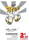 20 serviettes - Mesa Bella en promo chez Super U 20 serviettes - Mesa Bella dans le catalogue Super U