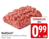 Hackfleisch Angebote bei EDEKA Straubing für 0,99 €
