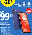 SMARTPHONE MOTO E15 - MOTOROLA en promo chez E.Leclerc Le Blanc-Mesnil à 99,00 €