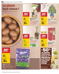 Prix et réduction Pâques dans le prospectus Carrefour en cours Offre Pâques dans le catalogue Carrefour du moment à la page 36