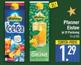 Eistee Pfirsich von Pfanner im aktuellen EDEKA Prospekt für 1,29 €
