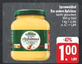 Das andere Apfelmus im Angebot bei EDEKA in Zwickau Das andere Apfelmus Angebote von Spreewaldhof bei EDEKA Zwickau für 1,00 €