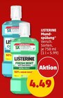 Mundspülung von Listerine im aktuellen Penny Prospekt für 4,49 €