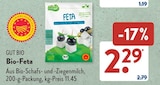 Bio-Feta Angebote von GUT BIO bei ALDI SÜD Augsburg für 2,29 €