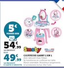 Coiffeuse Gabby 2 en 1 - Smoby dans le catalogue Hyper U