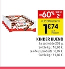 KINDER BUENO - Supeco KINDER BUENO à 1,74 € dans le catalogue Supeco