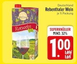 Rebenthaler Wein von Rebenthaler im aktuellen EDEKA Prospekt für 1,00 €