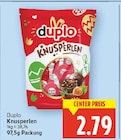 Knusperlen von Duplo im aktuellen E center Prospekt