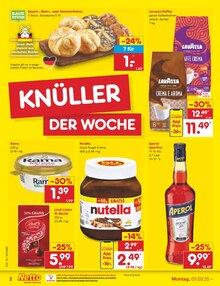 Nutella im Netto Marken-Discount Prospekt "Aktuelle Angebote" mit 62 Seiten (Schonungen)