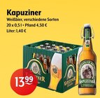 Kapuziner Weißbier Angebote bei Huster Aue für 13,99 €