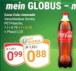 Limonade im Angebot bei GLOBUS in Maintal Limonade Angebote von Coca-Cola bei GLOBUS Maintal für 0,88 €