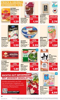 Bratwurst im Kaufland Prospekt "Aktuelle Angebote" mit 58 Seiten (Halle (Saale))