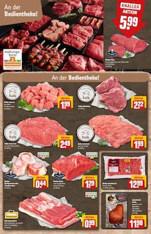 Schweinefleisch im aktuellen REWE Prospekt (Bonn) Schweinefleisch im REWE Prospekt "Dein Markt" mit 42 Seiten (Bonn)