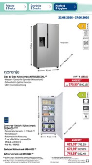 Kühlschrank im METRO Prospekt "Wochenangebote + Gewinnspiel" mit 52 Seiten (Heilbronn)