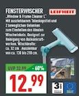 Fensterwischer Window & Frame Cleaner L im Angebot bei Marktkauf in Gladbeck Fensterwischer Window & Frame Cleaner L Angebote von Leifheit bei Marktkauf Gladbeck für 12,99 €