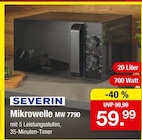 Mikrowelle MW 7790 Angebote von Severin bei Zimmermann Emden für 59,99 €