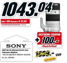 von SONY Telezoom-Objektiv von SONY