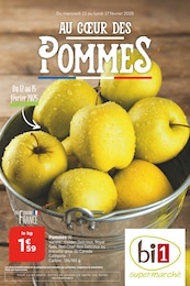 Catalogue Bi1 en cours à Ravières et aux alentours : «AU COEUR DES POMMES» avec 16 pages, valable du 12/02/2025 au 17/02/2025