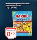 Aktuelles Fruchtgummi Angebot bei GLOBUS in Offenbach (Main) ab 0,75 €