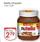 Nutella + 50 g gratis Angebote von Nutella bei GLOBUS Koblenz für 2,79 €