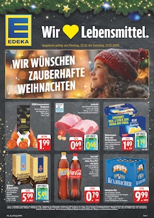 Aktueller EDEKA Prospekt "Wir lieben Lebensmittel!" Seite 1 von 28 Seiten
