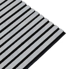 Panneau tasseaux de bois MDF béton gris feutrine noire 60cmx60cmx9mm - Protocol Home dans le catalogue Décor Discount