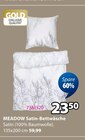 Satin im JYSK Prospekt MEADOW Satin-Bettwäsche im aktuellen JYSK Prospekt für 23,50 €