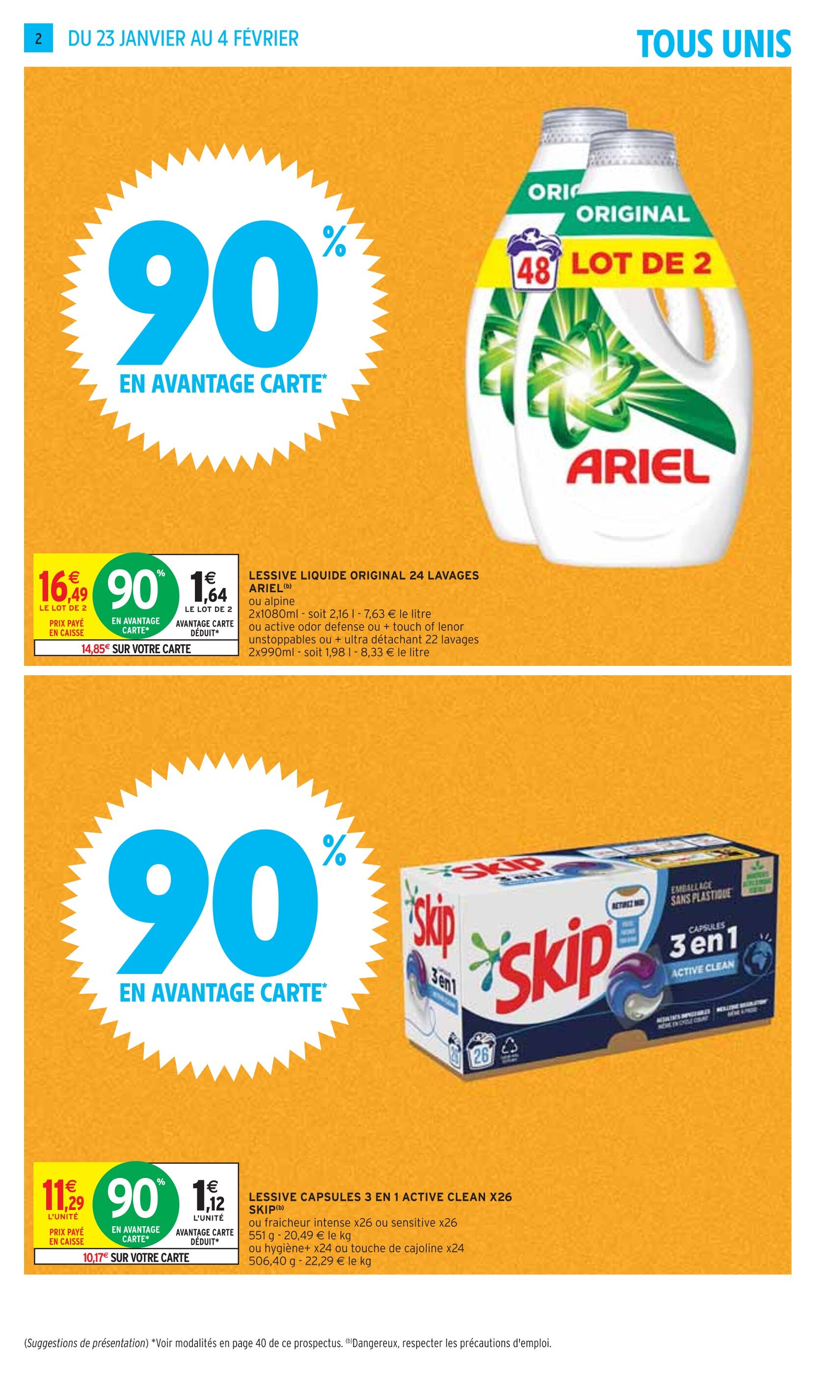 Lessive Liquide Auchan ᐅ Promos et prix dans le catalogue de la semaine