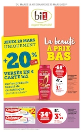 Prospectus Supermarchés de Bi1 à Entrains-sur-Nohain: "La beauté À PRIX BAS", 16 pages, 18/03/2025 - 30/03/2025