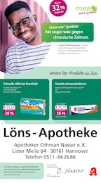 mea - meine apotheke Prospekt für Hannover mit 4 Seiten mea - meine apotheke Prospekt für Hannover: "Unsere Juni-Angebote", 4 Seiten, 01.06.2026 - 30.06.2026