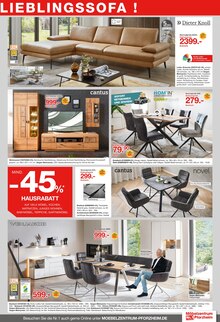 Ecksofa im Möbelzentrum Pforzheim Prospekt "HAUSRABATT" mit 12 Seiten (Stuttgart)