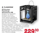 3D Drucker Flashforge Adventurer 5M von Flashforge im aktuellen E center Prospekt für 229,00 €