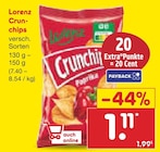 Crunchips im Netto Marken-Discount Prospekt Crunchips von Lorenz im aktuellen Netto Marken-Discount Prospekt für 1,11 €