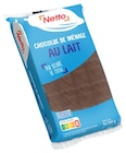 CHOCOLAT DE MÉNAGE AU LAIT - NETTO en promo chez Netto CHOCOLAT DE MÉNAGE AU LAIT - NETTO dans le catalogue Netto