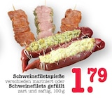 Aktuelles Schweinefiletspieße Angebot bei E center in Pforzheim ab 1,79 €
