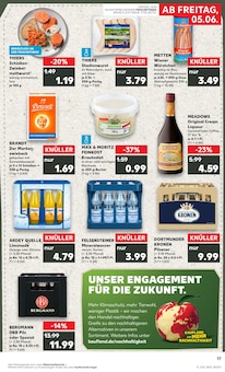 Wasser im Kaufland Prospekt "Hier bin ich richtig" mit 62 Seiten (Dortmund)