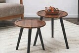 2 tables basses gigognes - Hyper U à Béziers 2 tables basses gigognes en promo chez Hyper U Béziers à 29,99 €
