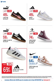 Promos Converse dans le catalogue "LE STREETWEAR À PRIX STYLÉ" de Intersport à la page 6