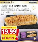 Pain surprise garni - Poulaillon en promo chez Norma Pain surprise garni - Poulaillon dans le catalogue Norma