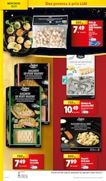 Offre Coquilles saint-jacques surgelées dans le catalogue Lidl du moment à la page 20