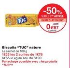 Biscuits TUC nature - LU dans le catalogue Monoprix Margaret
