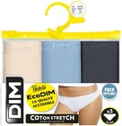Slips "Pockets Ecodim x 3" - DIM - Carrefour Slips "Pockets Ecodim x 3" - DIM à 8,39 € dans le catalogue Carrefour