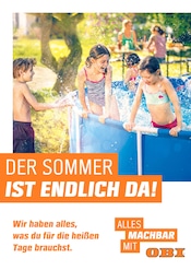 Aktueller OBI Baumarkt Prospekt in Asbach und Umgebung, "DER SOMMER IST ENDLICH DA!" mit 1 Seite, 24.06.2024 - 31.07.2024