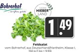 Feldsalat Angebote von Bohrerhof bei Hieber Freiburg für 1,49 €