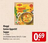 Guten Appetit! Hühner Suppe Angebote von Maggi bei famila Nordost Stralsund für 0,69 €