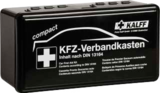 KFZ-Verbandtasche im Angebot bei E center in Rostock KFZ-Verbandtasche Angebote von KALFF bei E center Rostock für 4,99 €