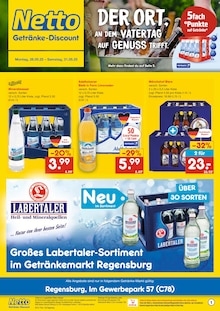 Aktueller Netto Marken-Discount Prospekt (Regensburg) Netto Marken-Discount Prospekt "DER ORT, AN DEM DU IMMER AUSGEZEICHNETE PREISE FINDEST." mit Seiten (Regensburg)