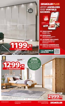 Kleiderschrank im aktuellen Segmüller Prospekt (Wiesbaden) Kleiderschrank im Segmüller Prospekt "SEGMÜLLER Highlight Angebote" mit 48 Seiten (Wiesbaden)