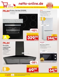 Mikrowelle Angebot & Preis im aktuellen Netto Marken-Discount Prospekt Mikrowelle Angebot im aktuellen Netto Marken-Discount Prospekt auf Seite 52